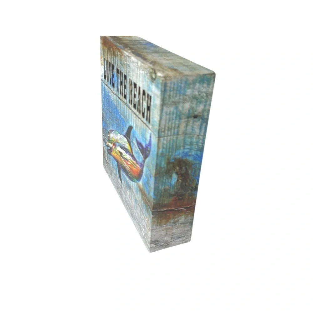Wall Decor Led Box Dolphin Love The Beach Night Light